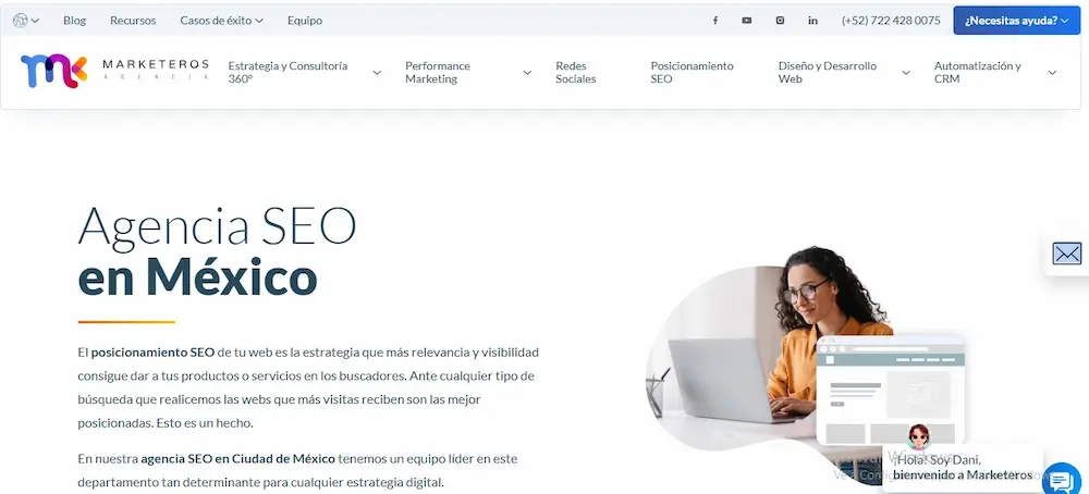 5 mejores agencias Web SEO en México Agencia Marketeros